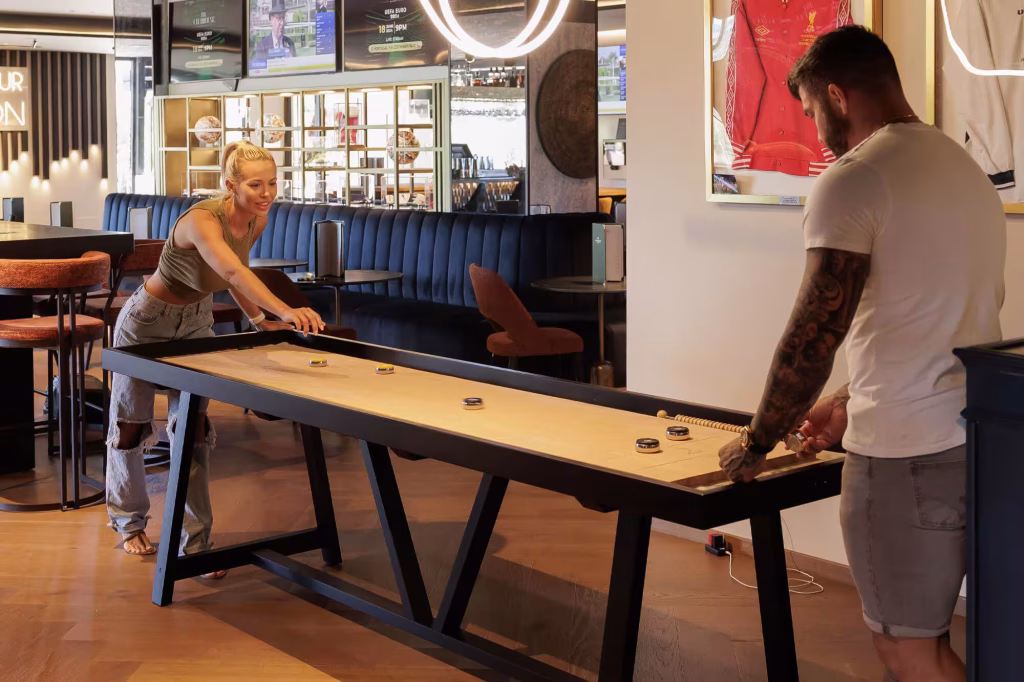 Play shuffleboard in Marbella