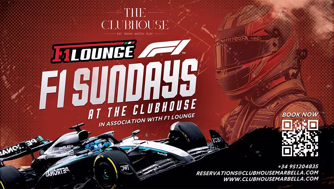F1 Sundays: Abu Dhabi Grand Prix Party at The Clubhouse Marbella