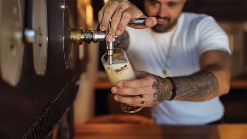 Self-Serve Beer Tables at The Clubhouse