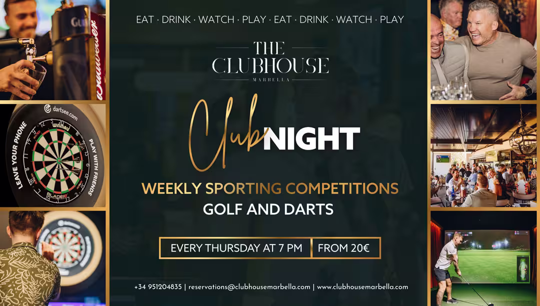 Play sports at Club Nights at The Clubhouse