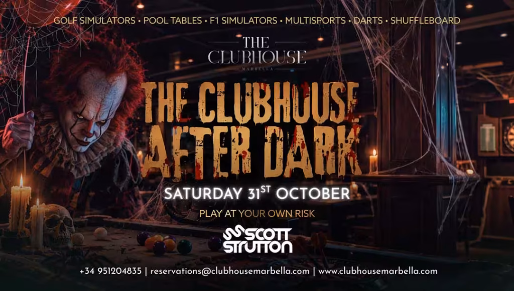 Celebrate Halloween in Marbella at The Clubhouse