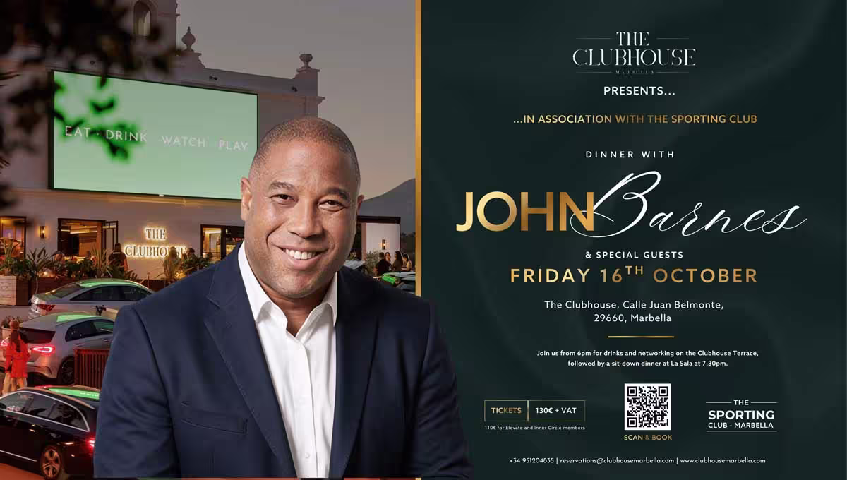 John Barnes in Marbella